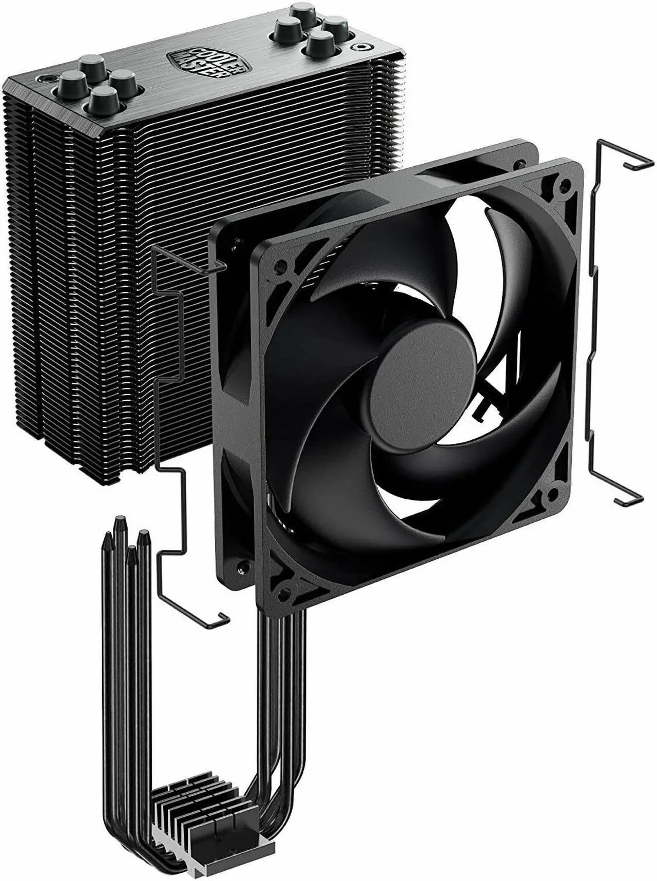 Alt view image 5 of 6 - Cooler Master RR-212S-20PK-R1 Hyper 212 Black Edition CPU Air Cooler 4 120mm
