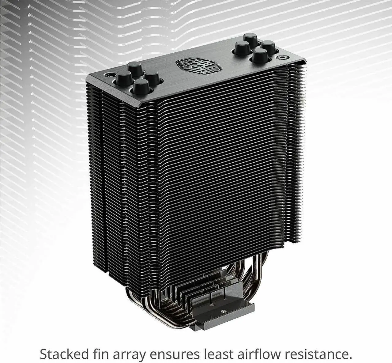 Alt view image 6 of 6 - Cooler Master RR-212S-20PK-R1 Hyper 212 Black Edition CPU Air Cooler 4 120mm