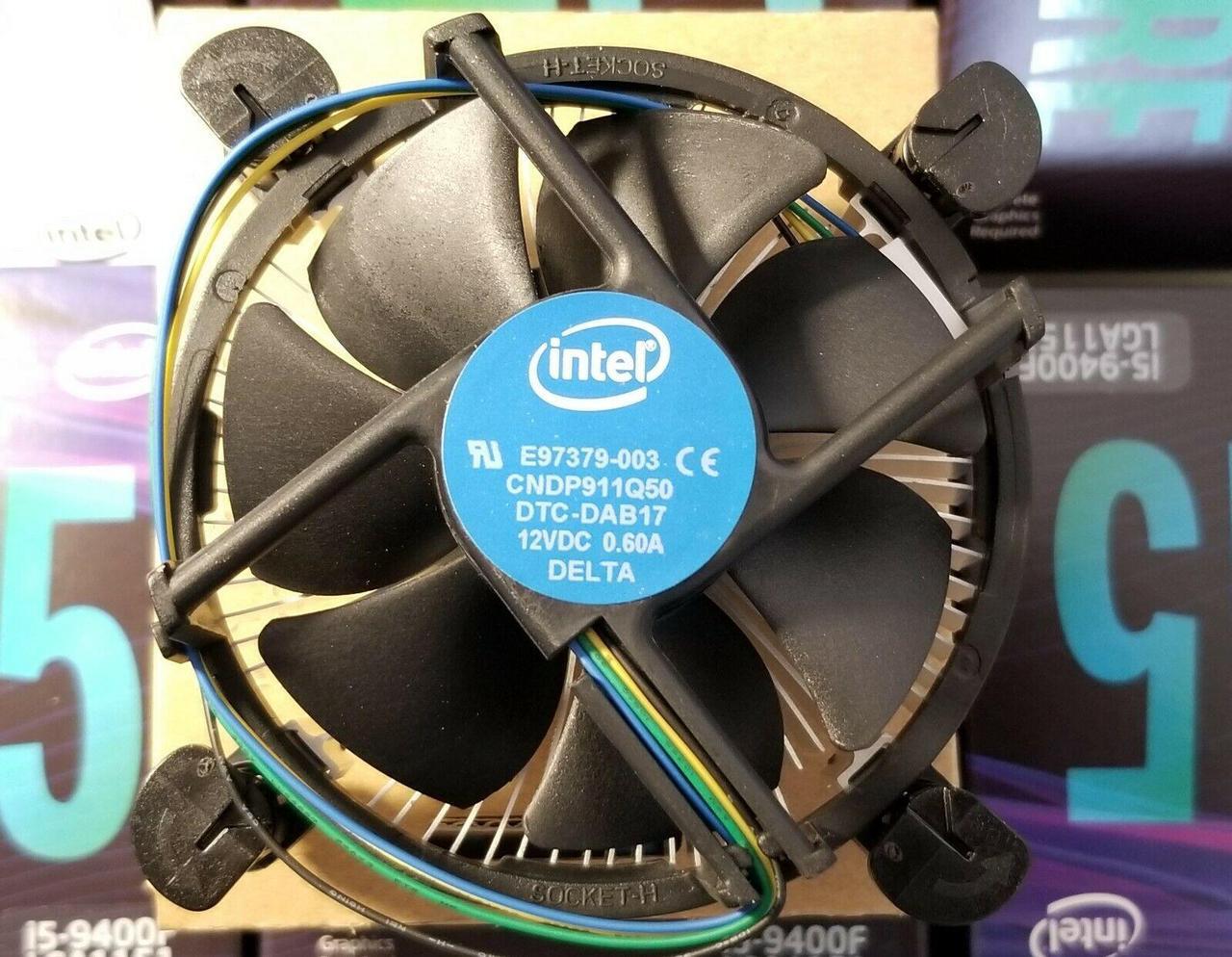 Main image of Intel CPU COOLING FAN HEATSINK i3 i5 i7 Socket 1150 1155 1156 E97379-003 65W TDP