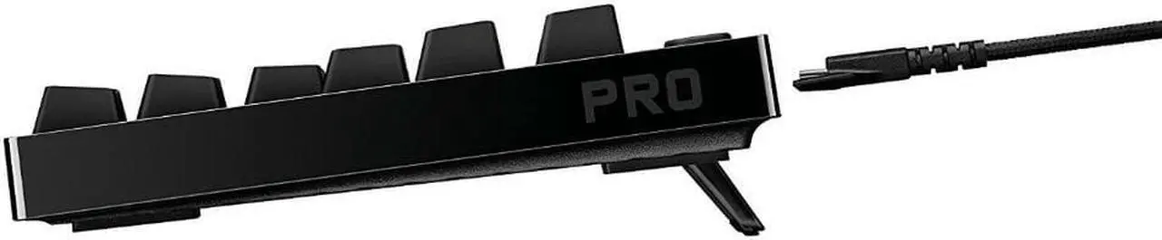 Alt view image 4 of 6 - Logitech G Pro Mechanical Gaming Keyboard with 16.8 Million Color RGB Backlit