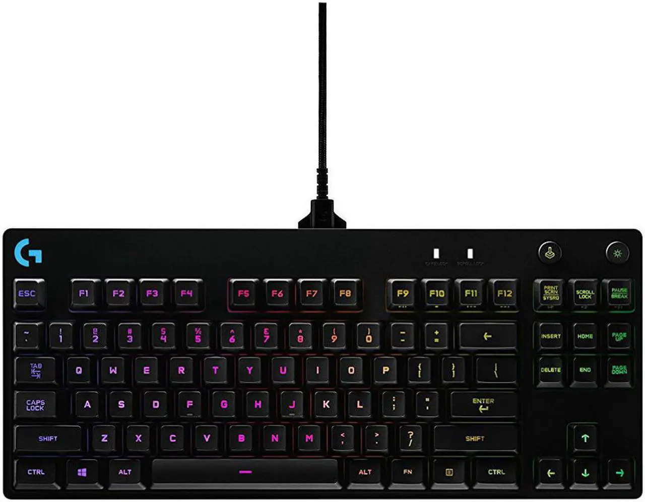 Main image of Logitech G Pro Mechanical Gaming Keyboard with 16.8 Million Color RGB Backlit