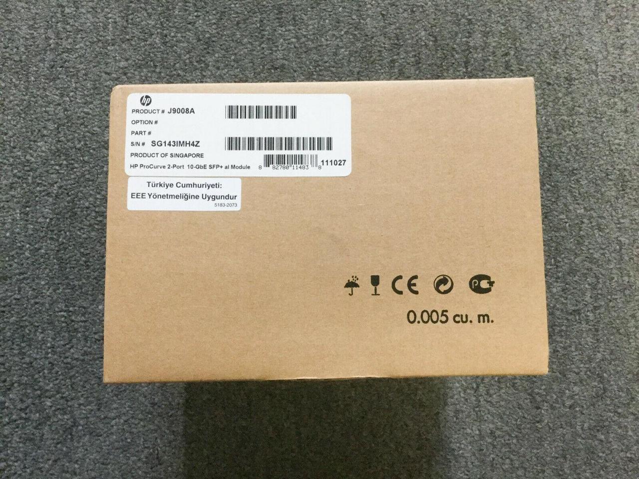 Main image of J9008A HP PROCURVE 2-PORT 10GBE SFP+ AL MODULE J9008-60001 J9008-61101 F/S