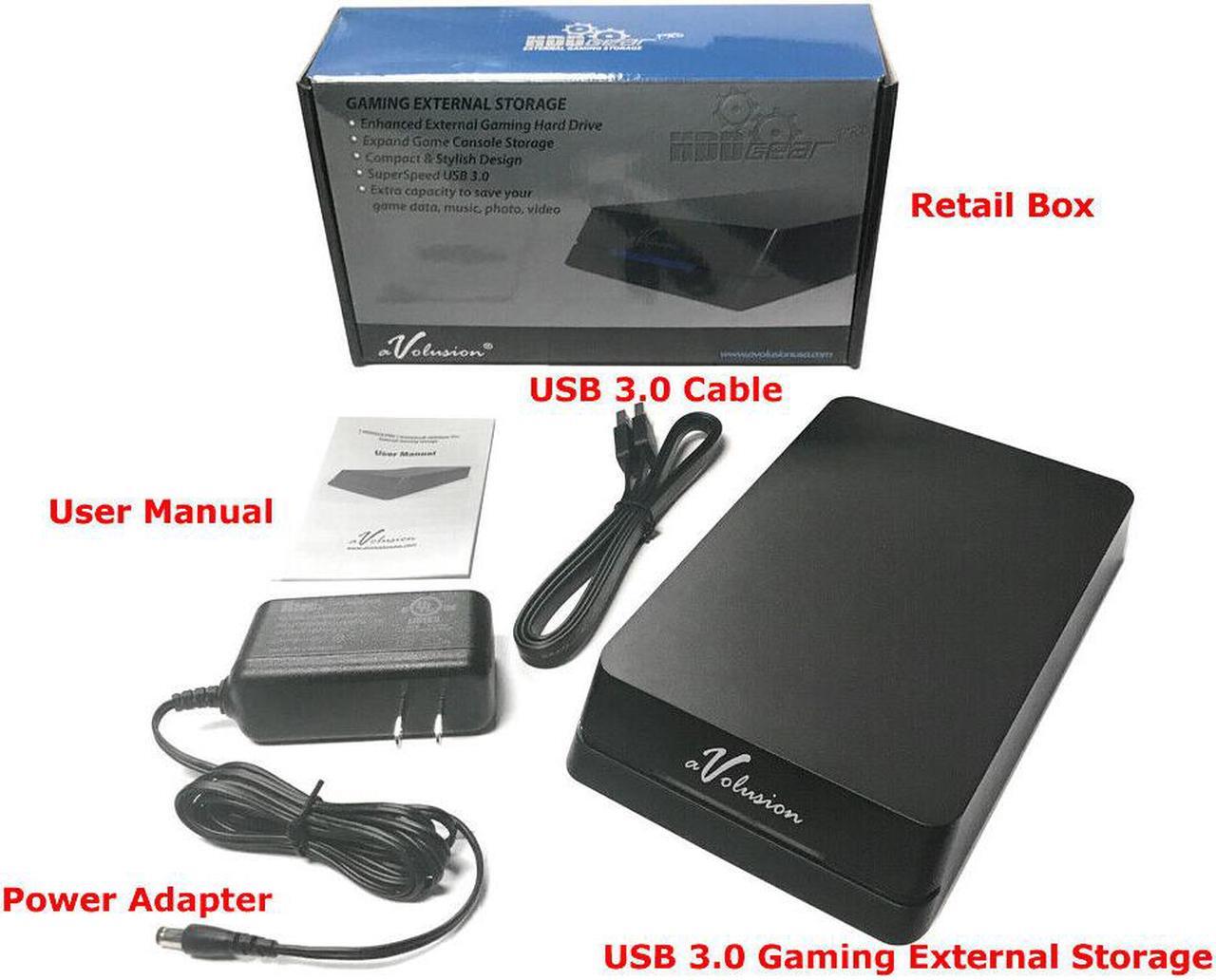 Alt view image 3 of 5 - Avolusion 4TB HDDGear Pro External USB 3.0 Gaming Hard Drive for XBOX ONE X, S