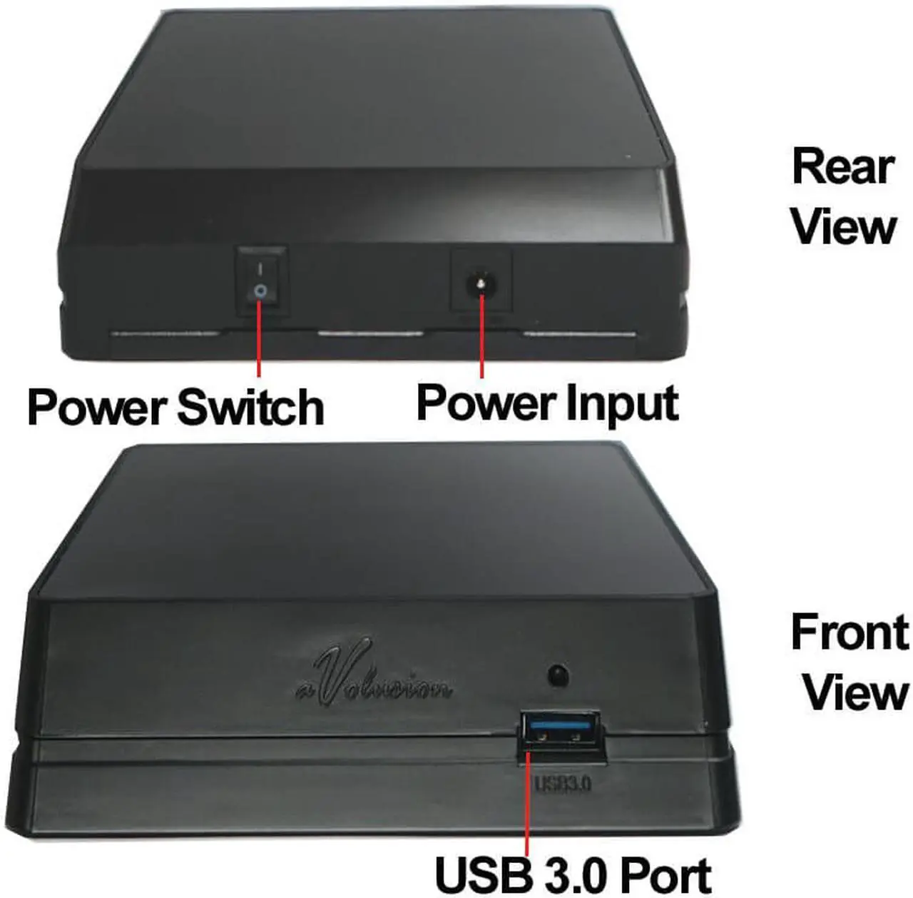 Alt view image 3 of 5 - Avolusion HDDGear 3TB (3000GB) USB 3.0 External XBOX ONE Gaming Hard Drive