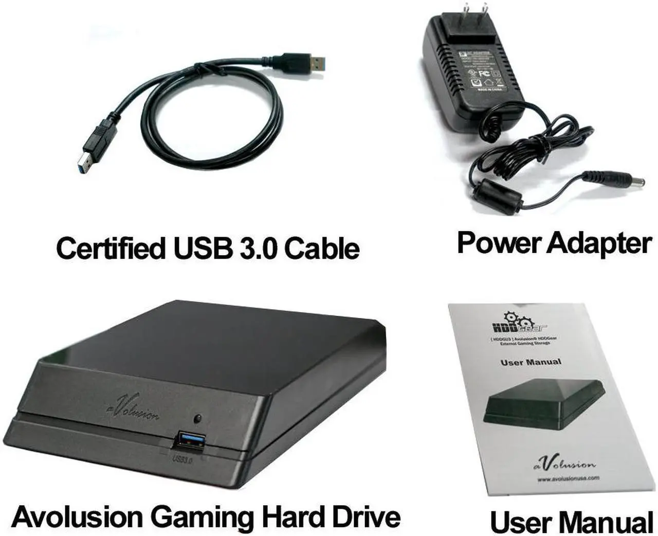 Alt view image 4 of 5 - Avolusion HDDGear 3TB (3000GB) USB 3.0 External XBOX ONE Gaming Hard Drive
