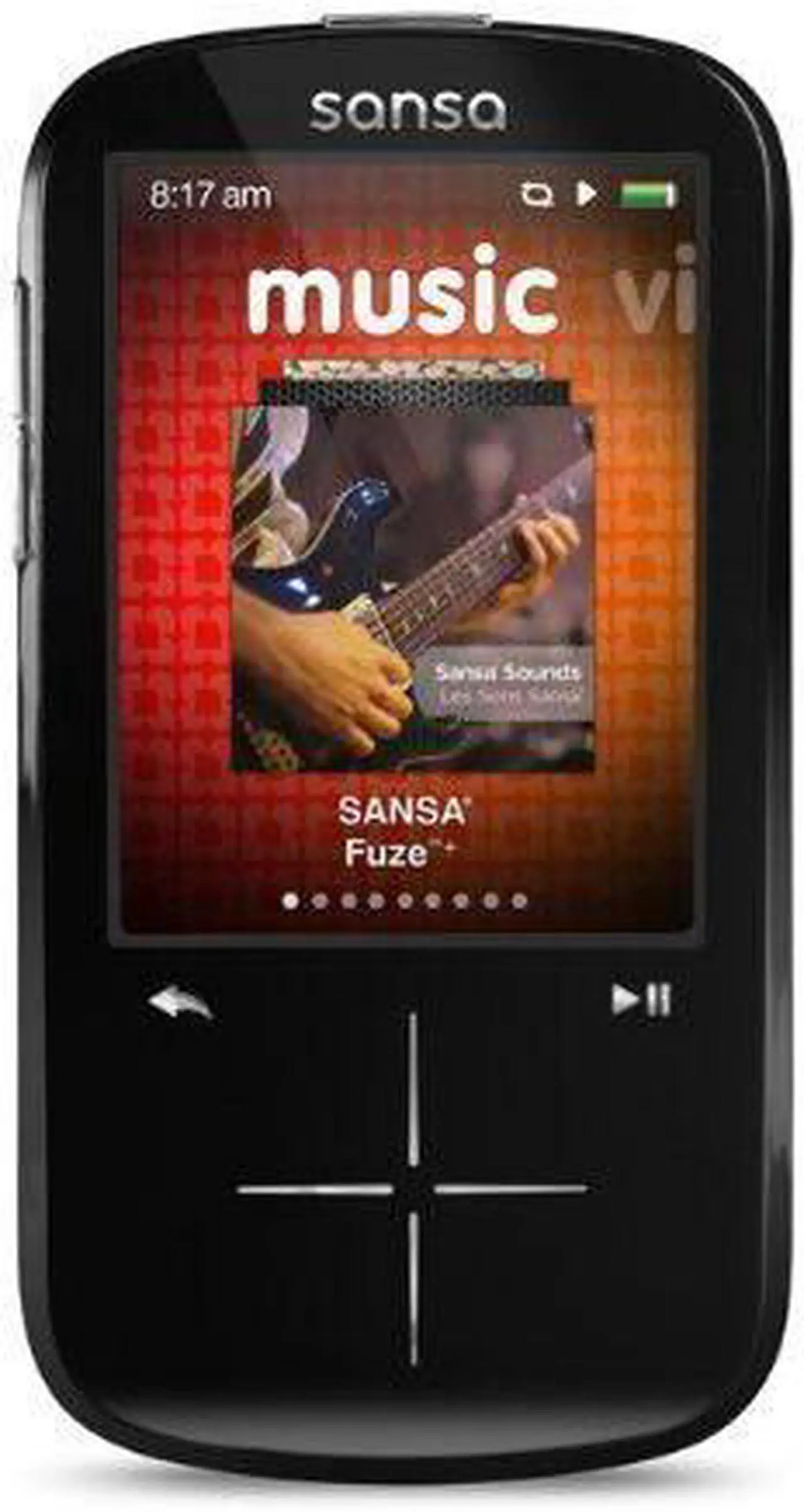 Main image of SanDisk Sansa Fuze + Black 4 GB MP3 Media Player Digital LCD FM radio SD Slot