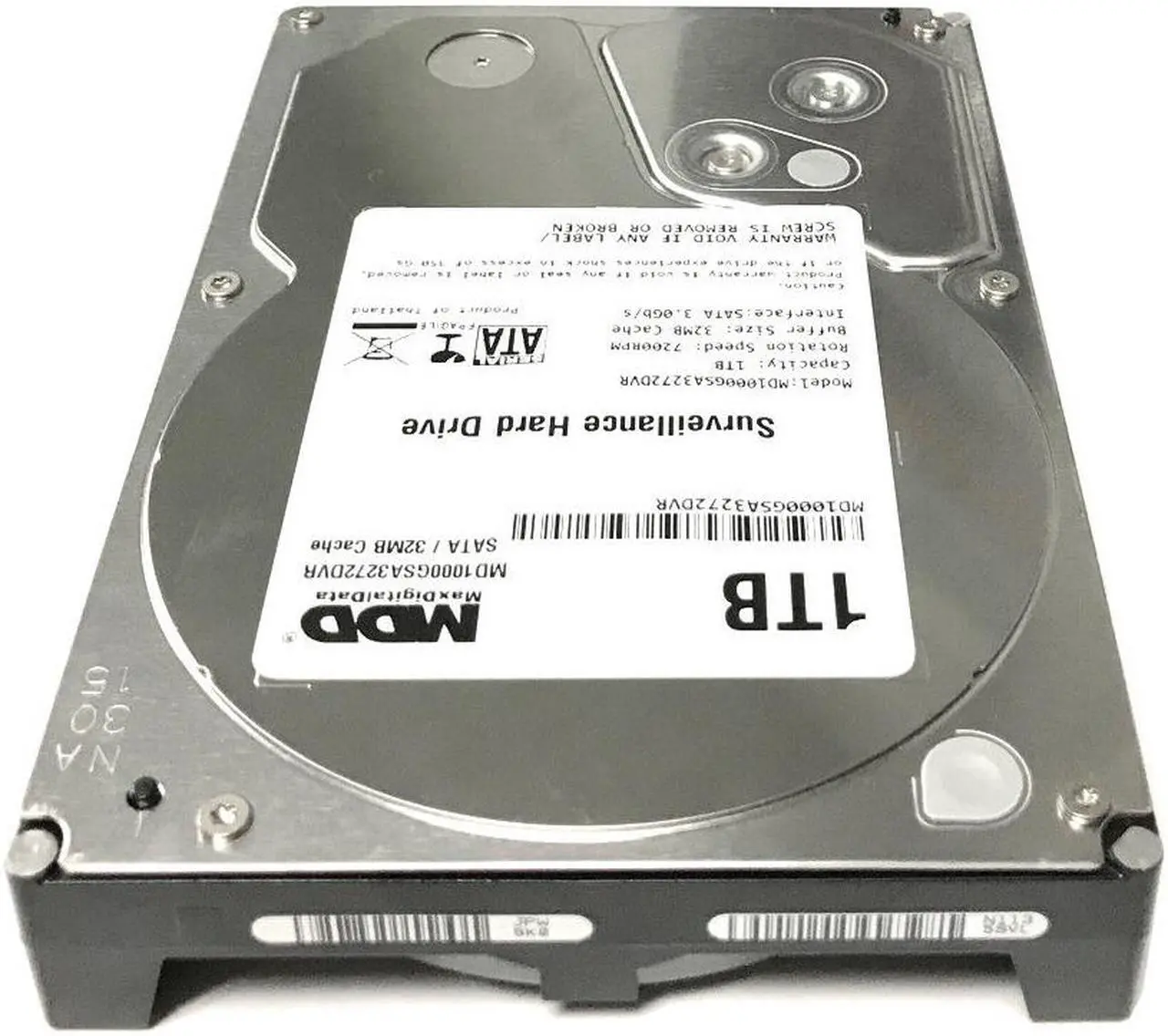 Alt view image 4 of 5 - MDD 1TB 7200RPM SATA 3.5" Surveillance Hard Drive -CCTV DVR, Security System