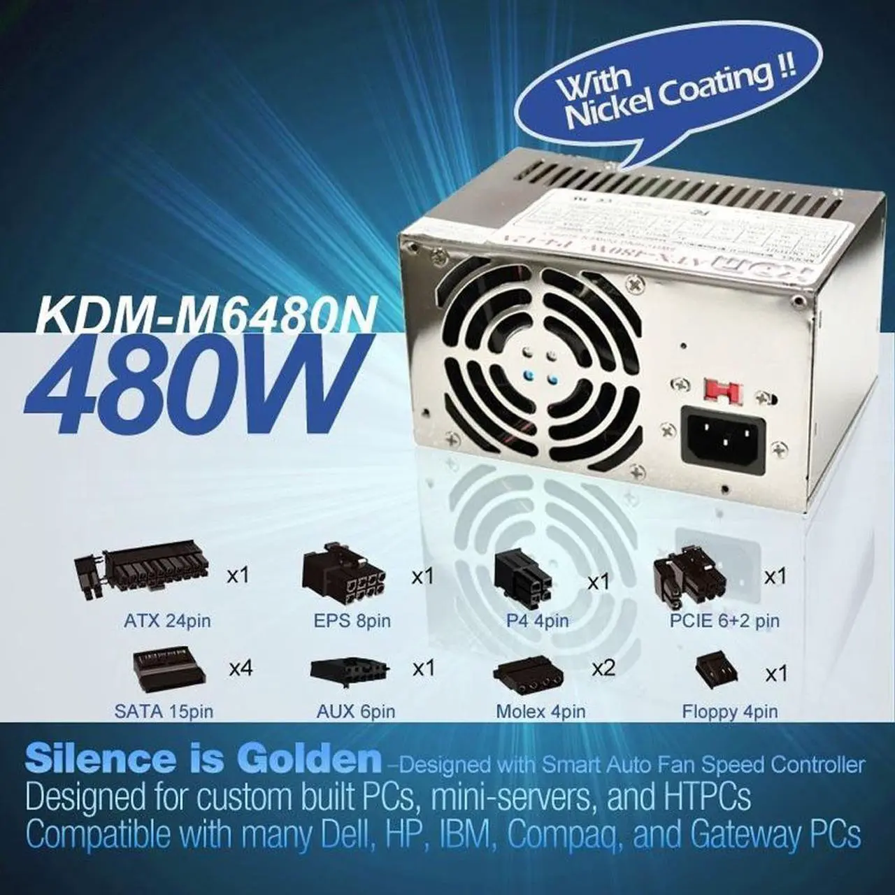 Main image of 480W eMachines ET1331G-07W ET1331G-03W Power Supply REPLACE 50N