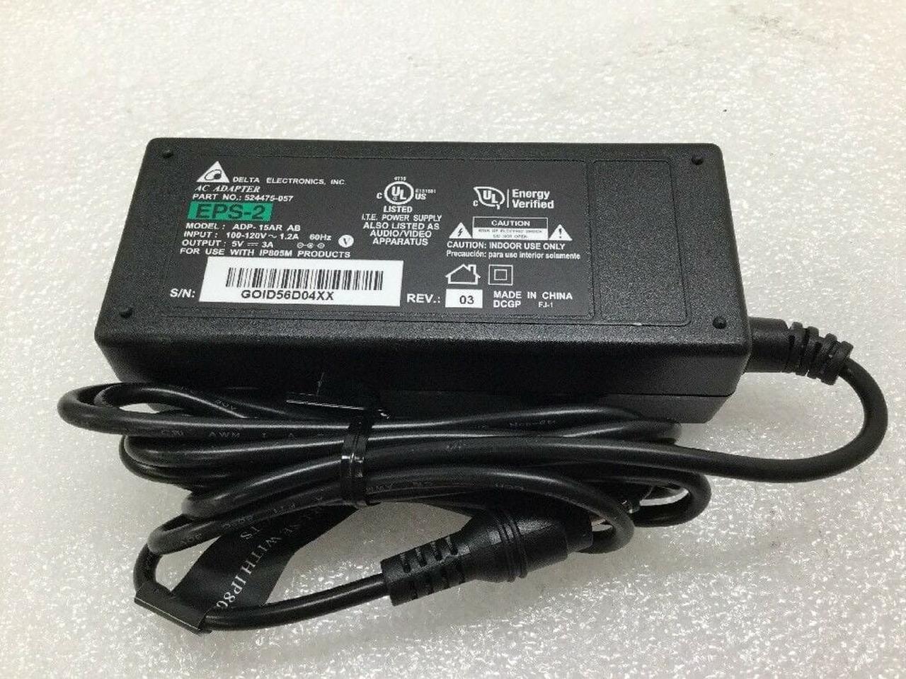 Alt view image 2 of 3 - Lot of (5) - Delta 15W 5V 3A ADP-15AR AA AC-DC Power Supply Charger 1.2A EPS-2