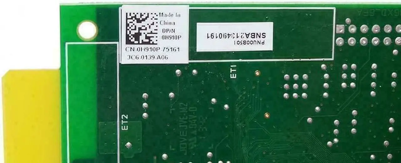 Alt view image 3 of 6 - Dell PowerEdge M1000E M600 M605 UPS Network Management Card H910P Dual Port