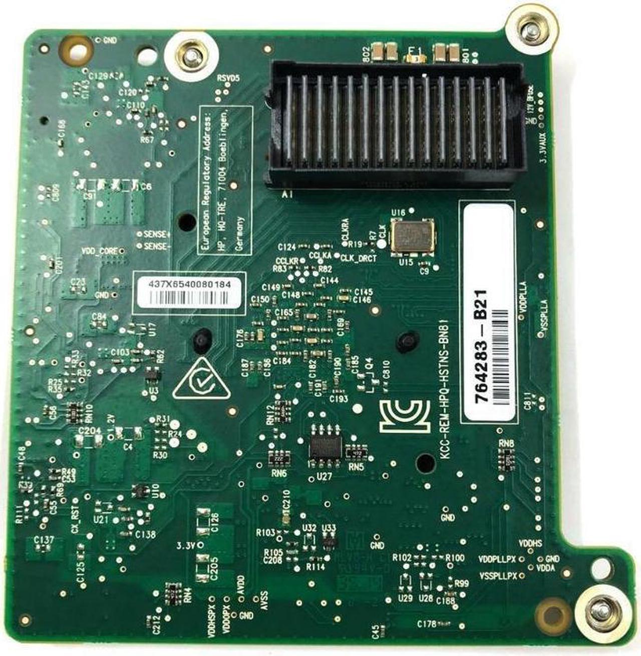 Alt view image 3 of 4 - HP INFINIBAND FDR 10GB/40GB 2-PORT 544+M ETHERNET ADAPTER 764735-001 764283-B21