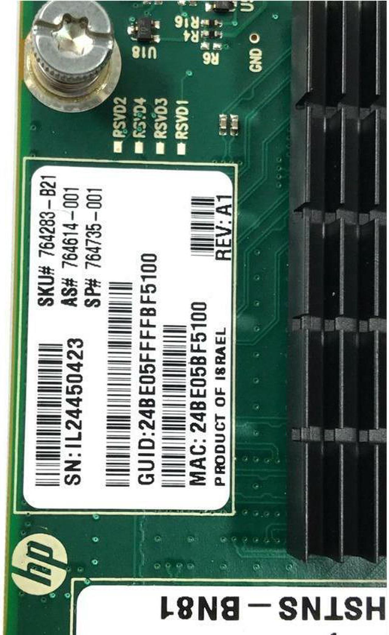 Alt view image 2 of 4 - HP INFINIBAND FDR 10GB/40GB 2-PORT 544+M ETHERNET ADAPTER 764735-001 764283-B21