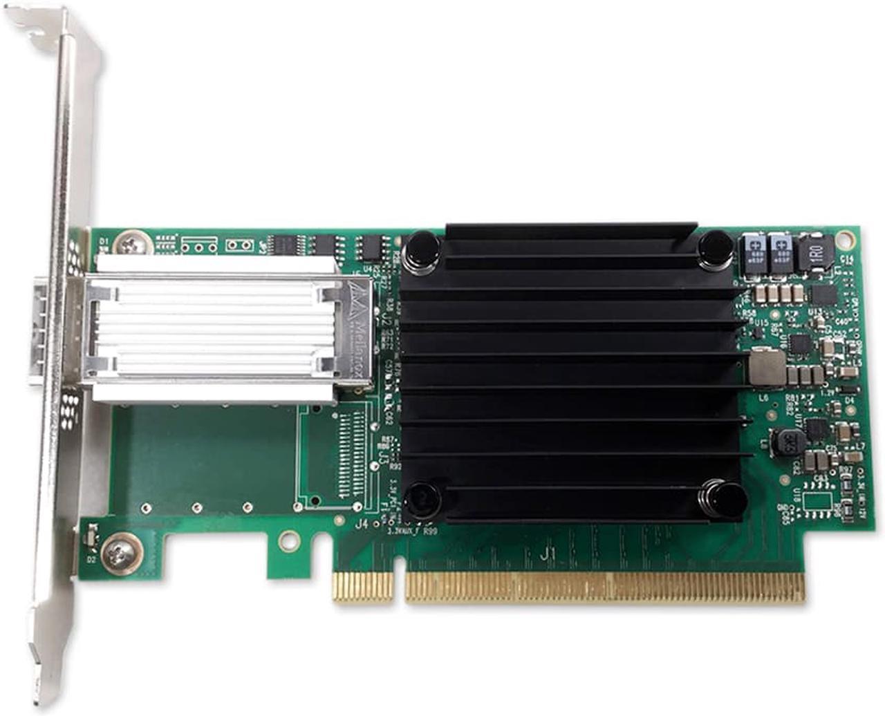 Alt view image 3 of 4 - Mellanox MCX455A-ECAT CX455A 100GbE Single Port QSFP28 PCIe ConnectX-4 VPI NIC - OEM