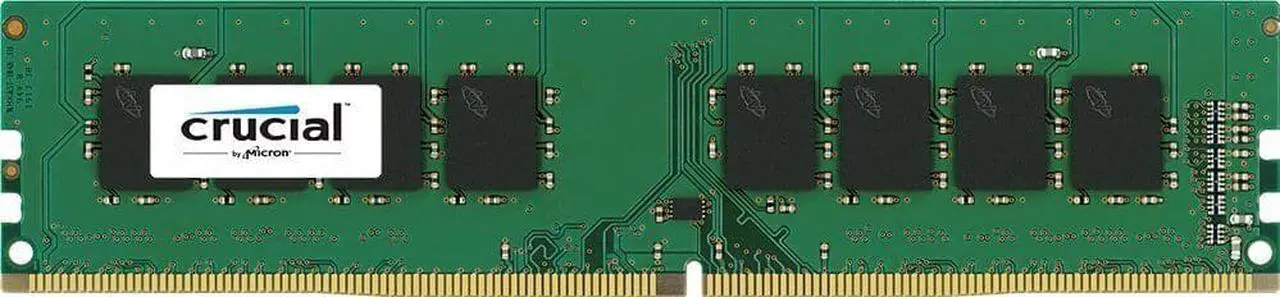 Main image of Crucial 8GB Single DDR4 2400MHz PC4-19200 Desktop RAM 288-Pin Memory 2400 Dimm