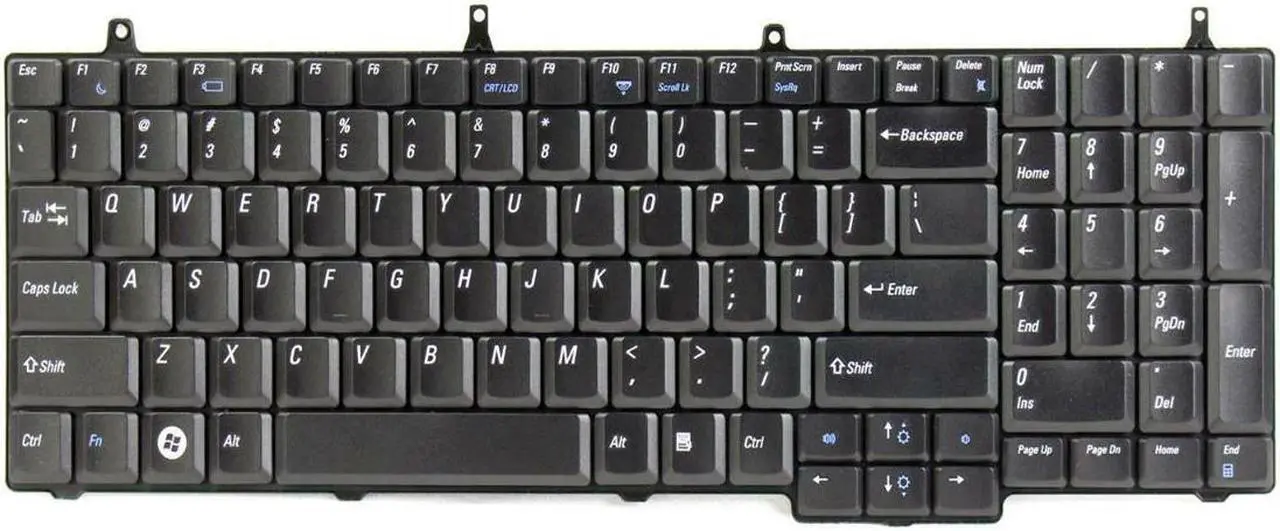 Alt view image 2 of 4 - Genuine Dell Vostro 1710 1720 US Keyboard V081702AS1 0J485C J485C