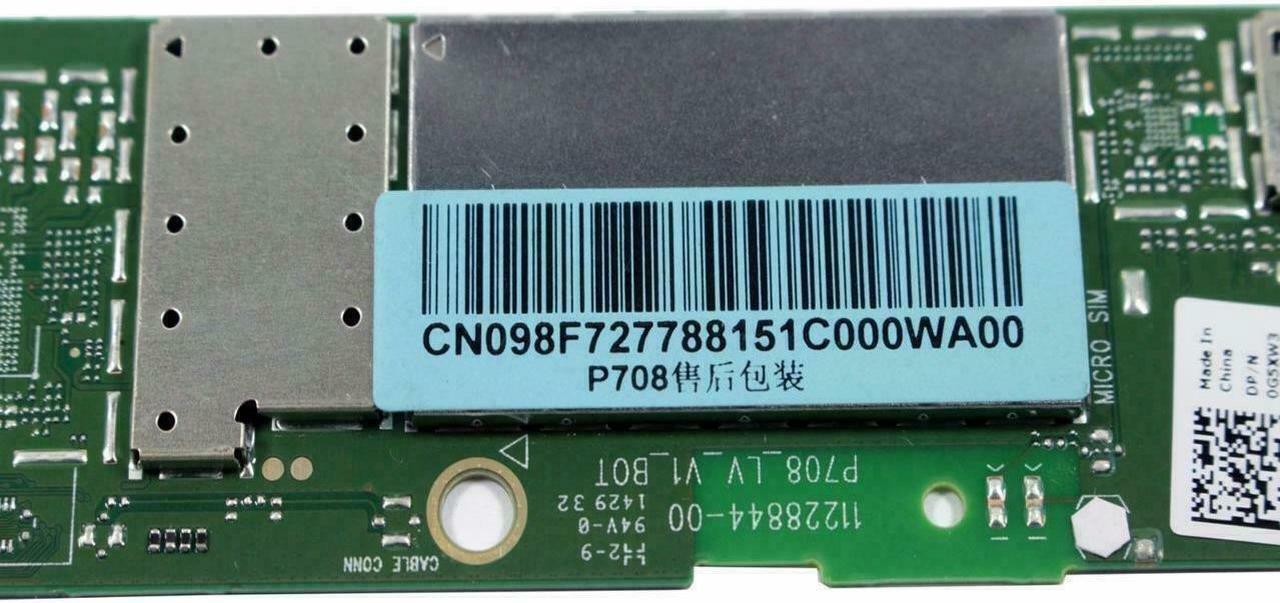 Alt view image 6 of 6 - LOT x 10 Dell Venue 7 3740 Intel 16GB Flash 1GB RAM Tablet Motherboard CJ2WK