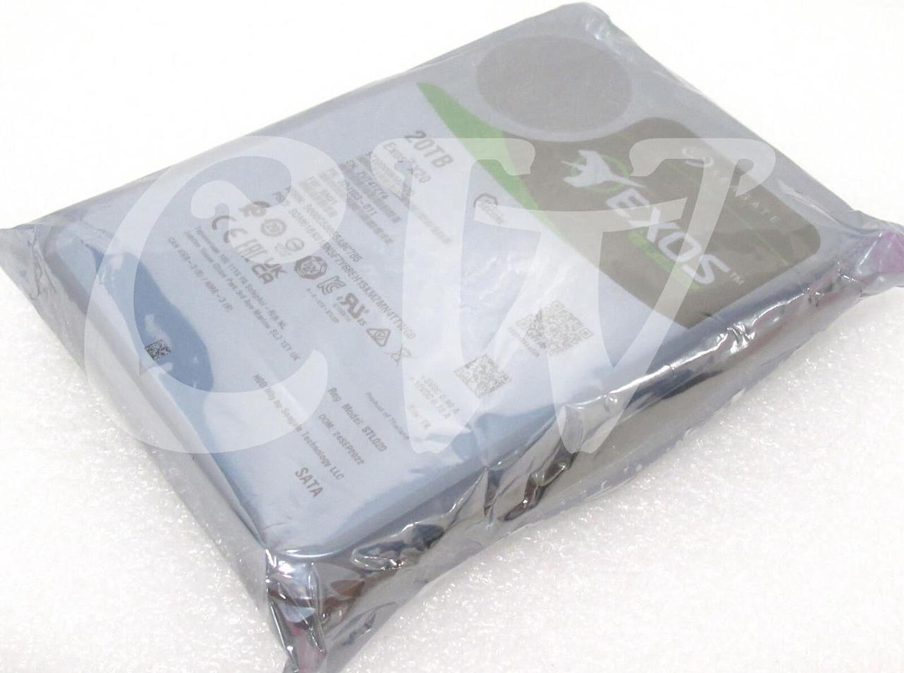 Alt view image 2 of 2 - ST20000NM007D Seagate EXOS X20 20TB 7.2K 6G 256MB 3.5in SATA Hard Drive