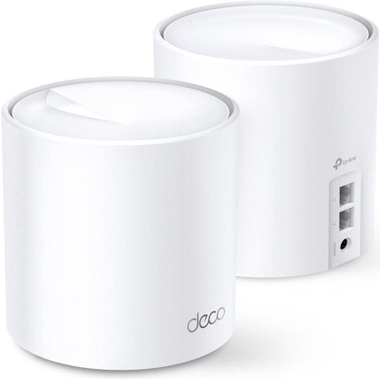 Alt view image 2 of 6 - TP-Link Wi-Fi 6 AX3000 Mesh Router System | 2- Mesh Routers | Deco W6000(2-pack)