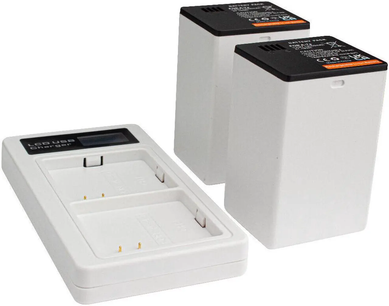 Alt view image 3 of 5 - 2-Pack XL Batteries and Charger for Arlo Ultra XL /Ultra 2 XL /Pro 3 XL/Pro 4 XL - OEM