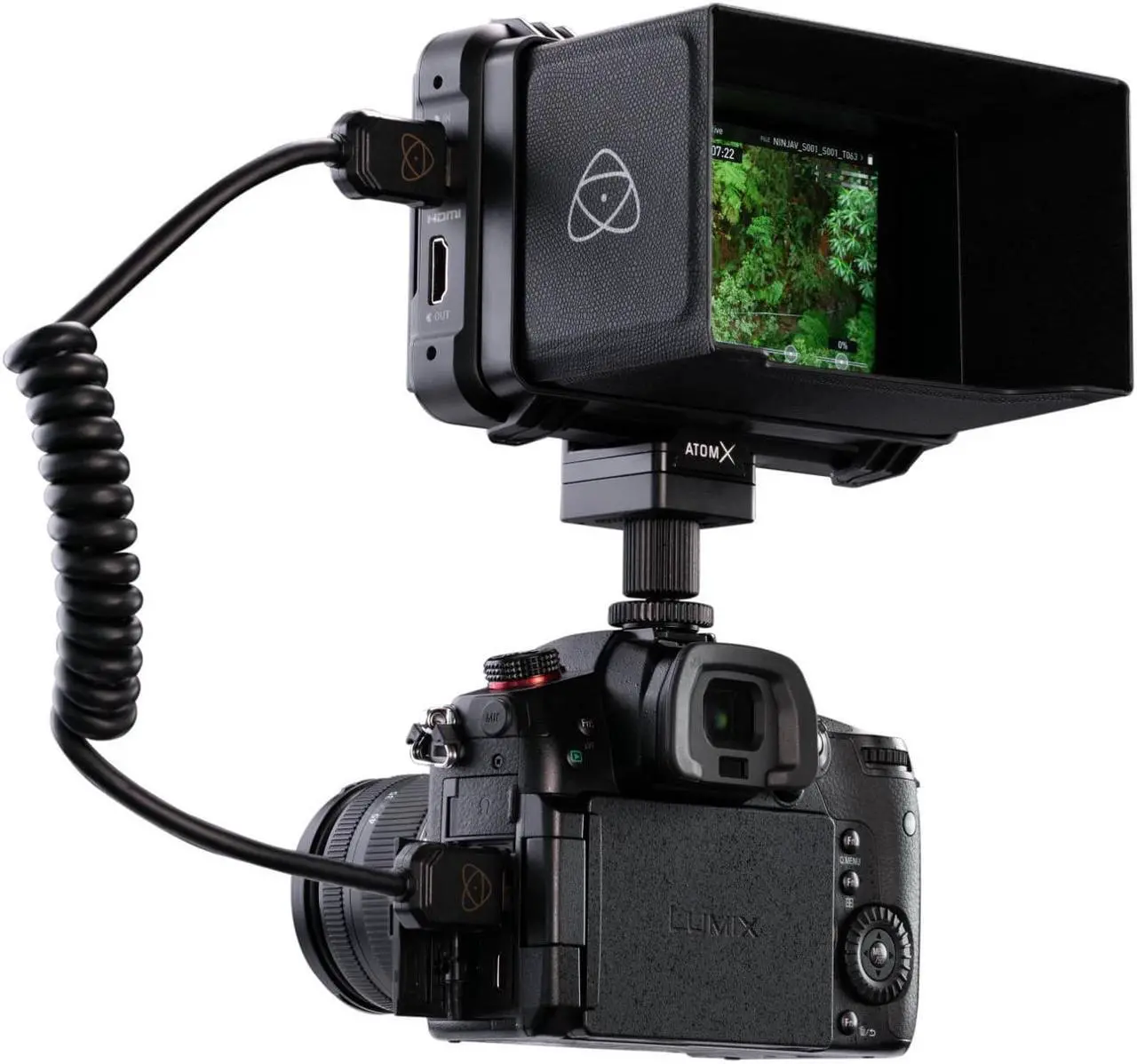 Alt view image 4 of 13 - Atomos Sunhood for Ninja V (Black)