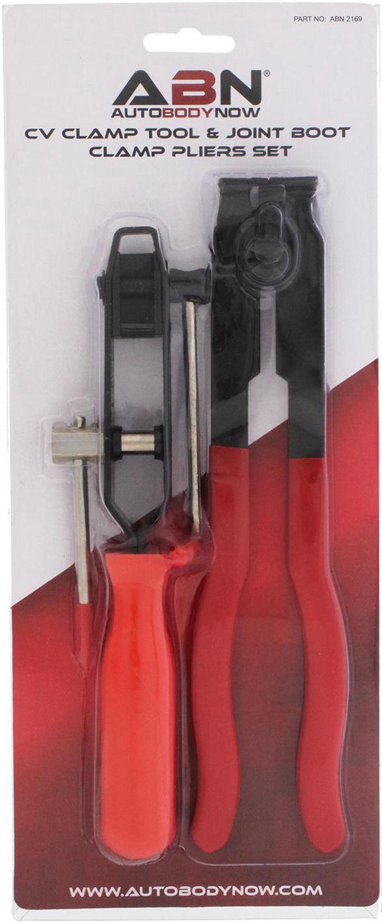 Alt view image 6 of 7 - ABN CV Joint Ear Clamp Tool & Boot Crimp Pliers 2-Piece Kit  Hose Clamping Set