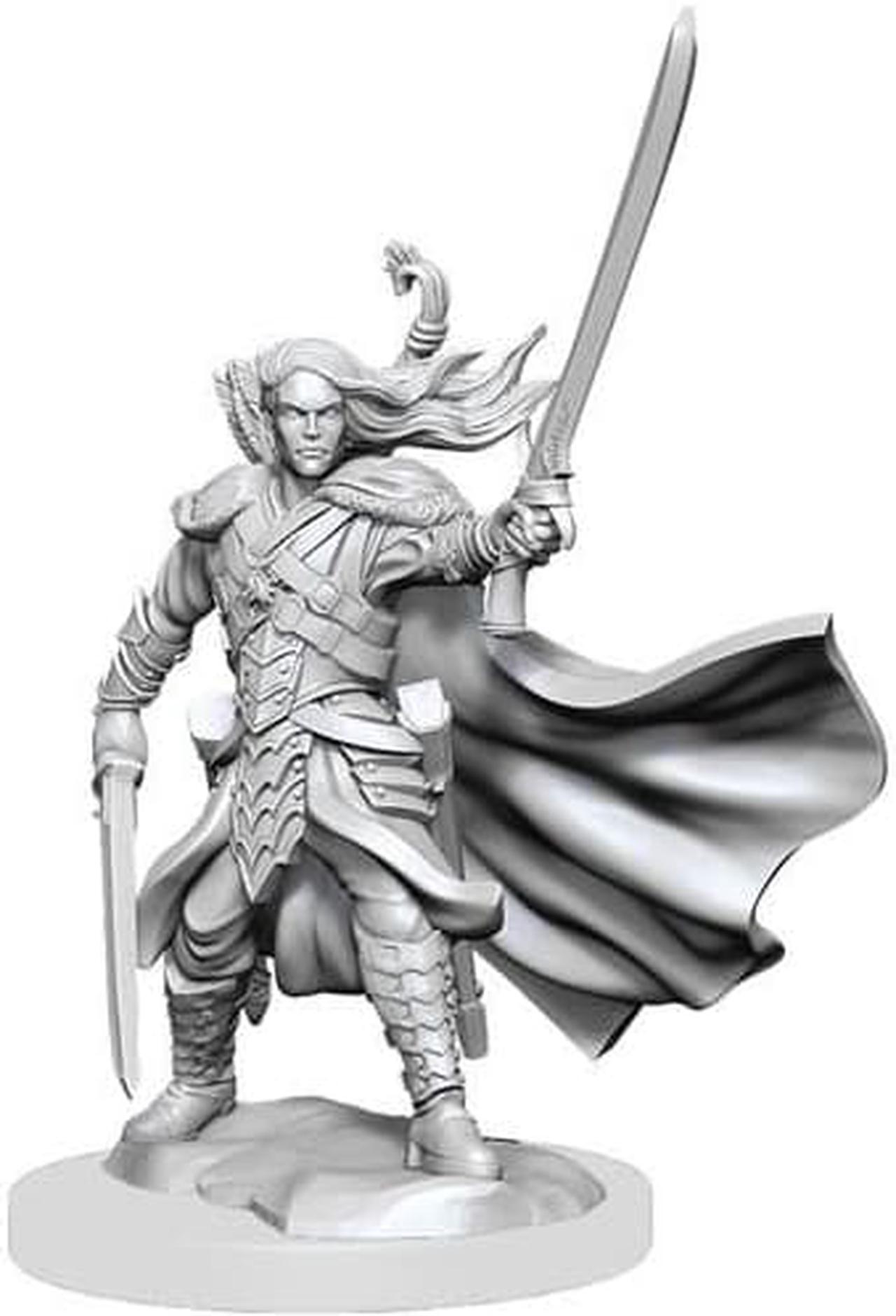 Alt view image 6 of 7 - 75009 D&D Frameworks W1: Elf Ranger Male Miniature WizKids