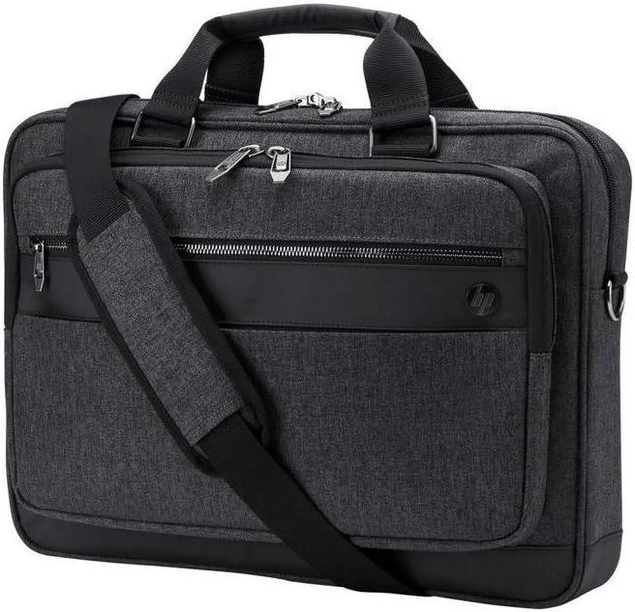 Alt view image 3 of 5 - HP Executive Carrying Case for 15.6" HP Notebook Gray 6KD06AA