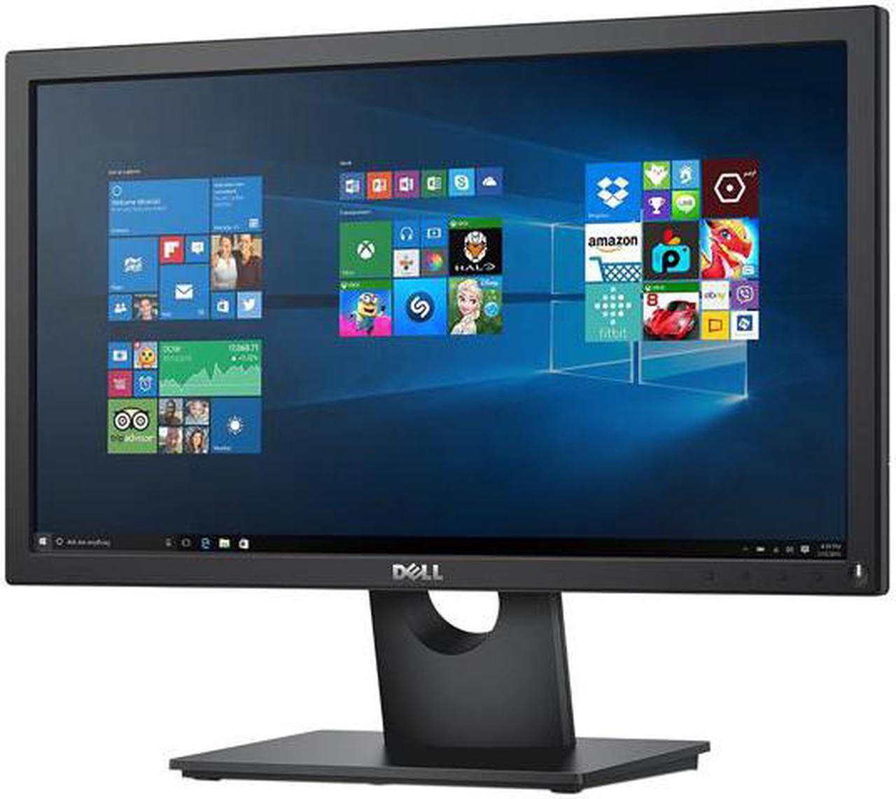 Dell E2016HV Black 20" LCD TN Monitor, 1600 x 900, 600:1, 200cd/m2, D-Sub, VESA Mountable