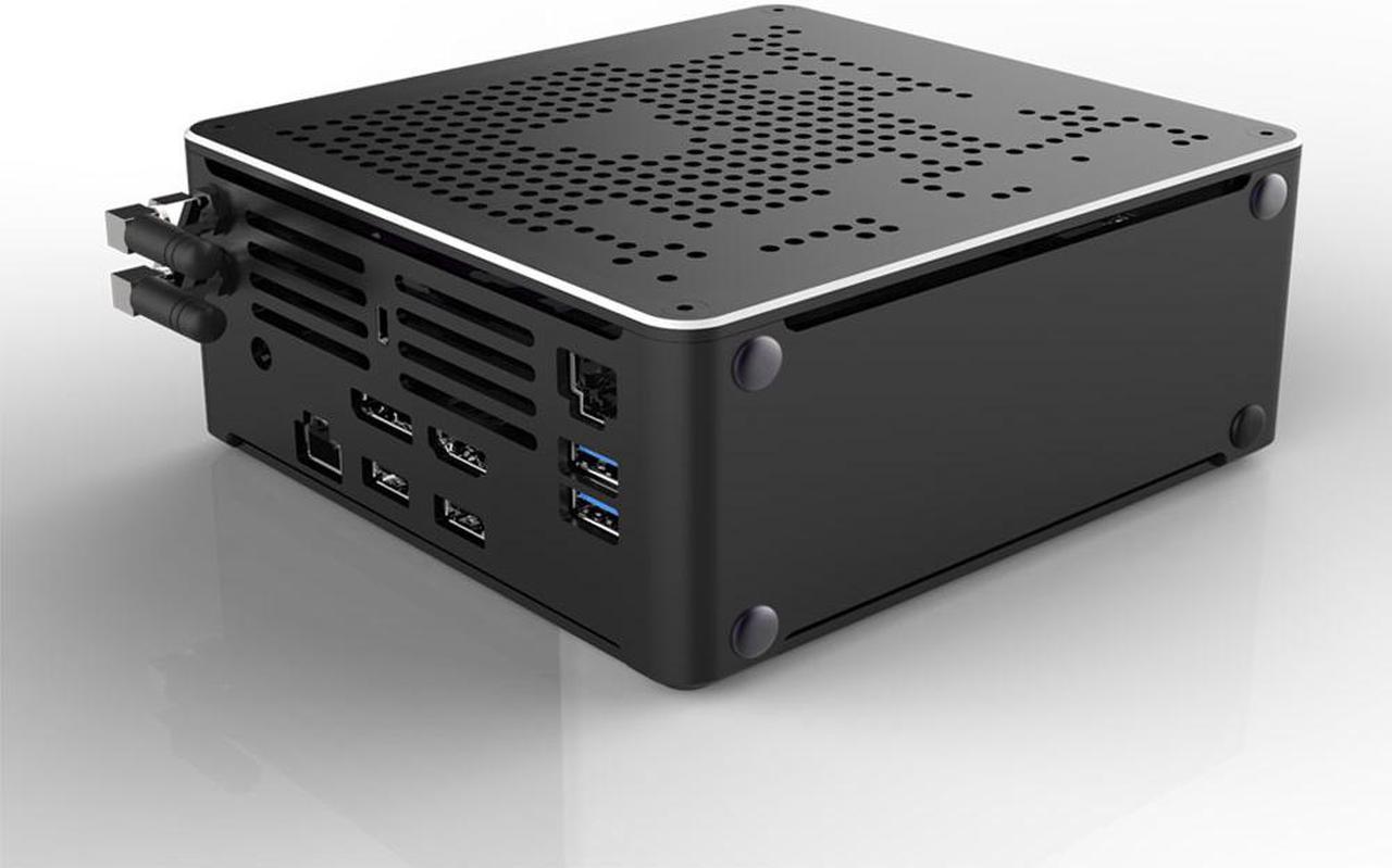 Gaming Mini PC Intel Xeon E-2186M Processor 6 Core 12 Threads Nuc Computer Win 10 Pro NVMe PCIe 2*DDR4 AC WiFi HD-MI Mini DP 32GB Ram 512GB SSD