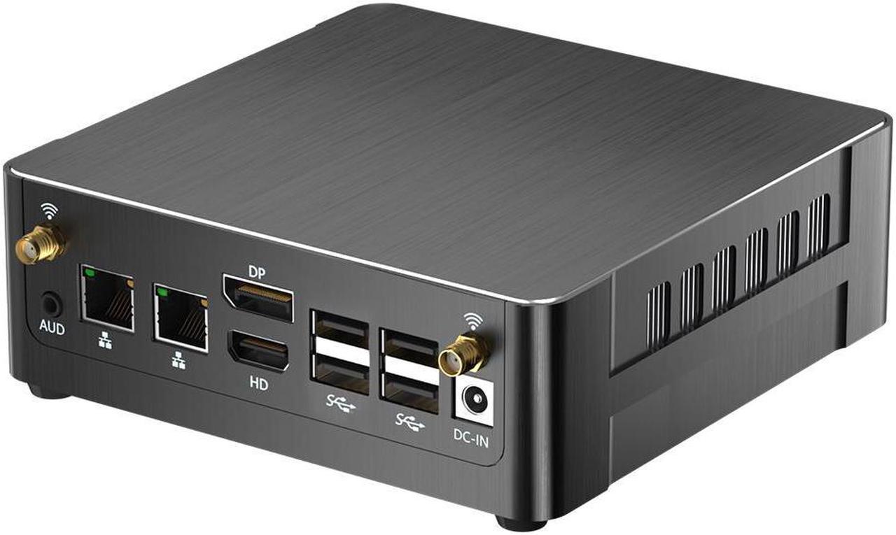 Partaker Mini Desktop PC, AMD Ryzen 9 5900HX Windows 11 Pro, Micro Computer HTPC, B13, USB3.2, DP/HDMI/Type-C 4K@60Hz Triple Display, 2.5G+1G LAN, WiFi 6 BT 5.1, 32G DDR4 RAM 1TB SSD - OEM