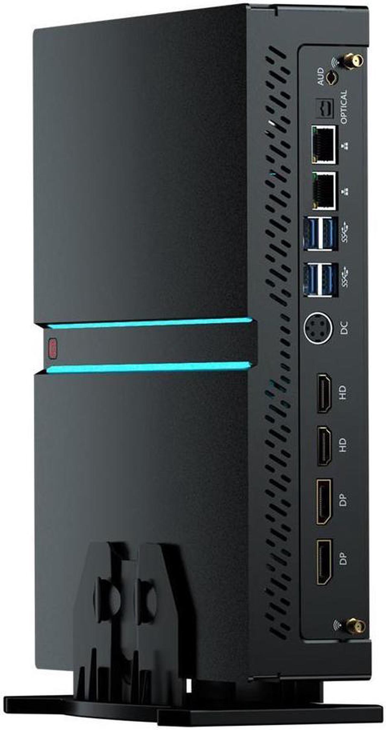 Mini PC Gaming I7 13700F with GeForce RTX4070 12G, Gaming Desktop Computer, Windows 11 Pro, 16G DDR4 RAM 1TB PCIe4.0 SSD, 1 x HDMI 3 x DP, Dual Lan, WiFi6E/BT5.3, 8K, Four Display for Gaming Design - OEM