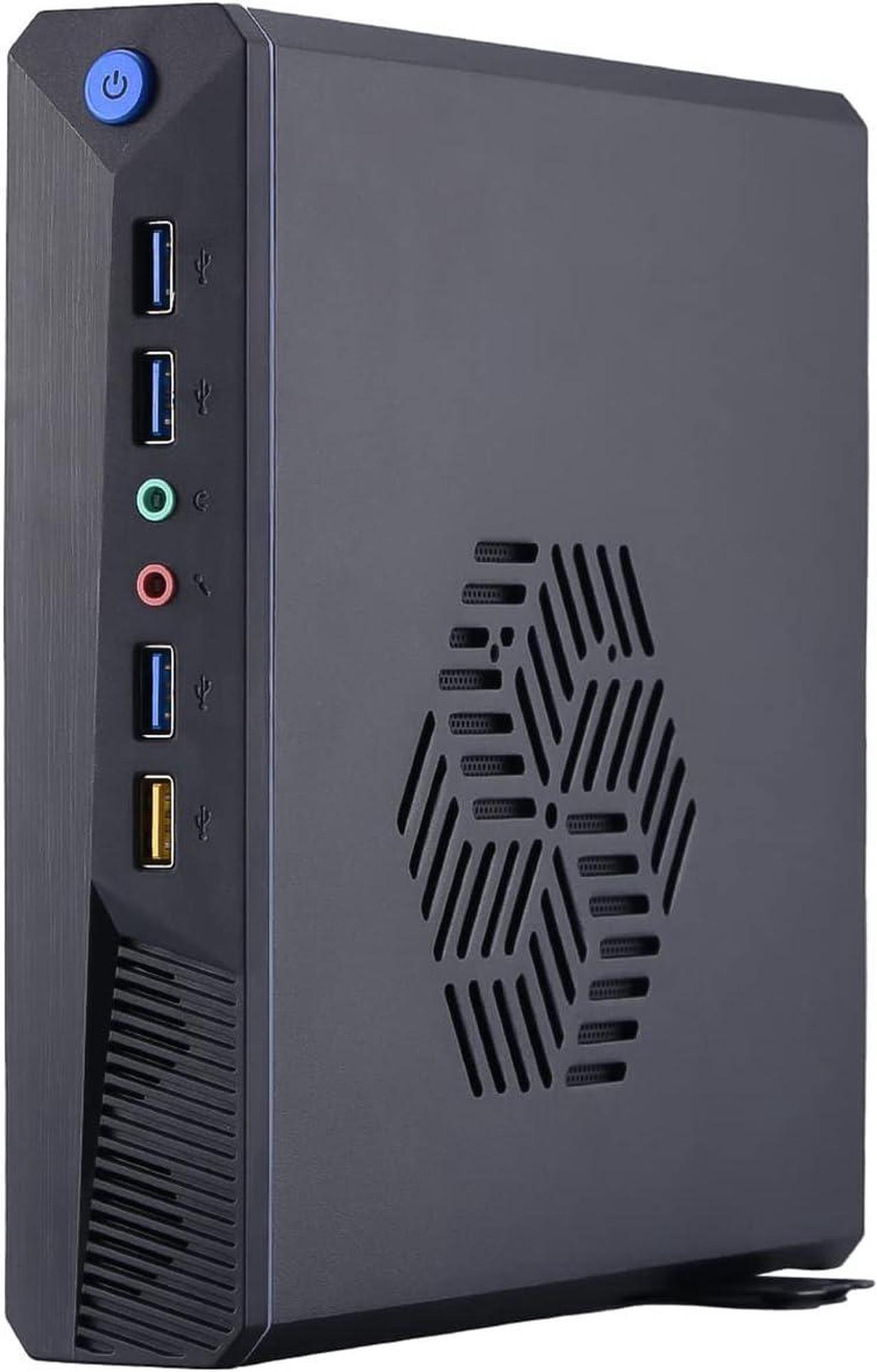 Partaker Mini PC, Desktop Computer, HTPC, Windows 11 Pro or Linux Ubuntu, I3 10100, GF3, PXE, WOL Supported, HDMI, COM, LAN, Lock Slot, Vesa Mount, 8G RAM, 256G SSD