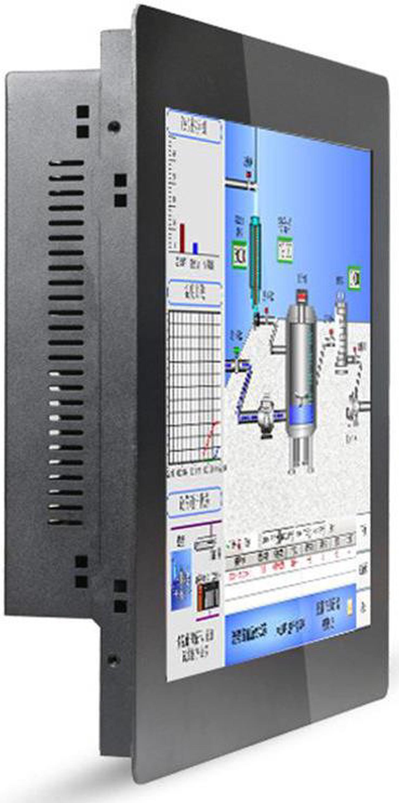 15 Inch 10 Points Capacitive Industrial Touch Panel AIO PC With LPT Print Parallel Port D2550 Z12T