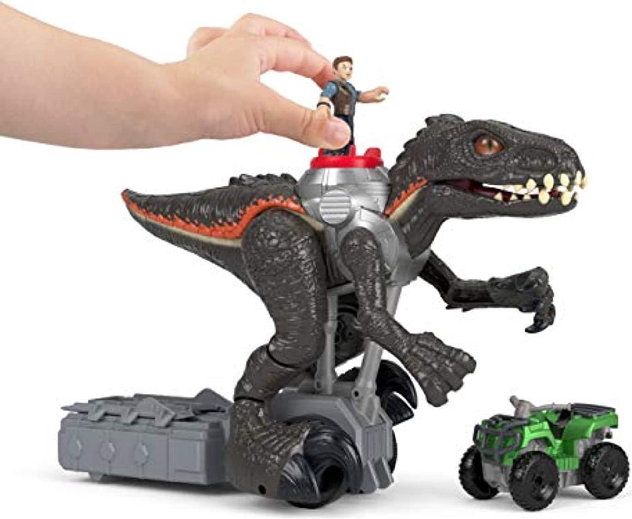 Alt view image 14 of 18 - Fisher-Price Imaginext Jurassic World, Walking Indoraptor Dinosaur