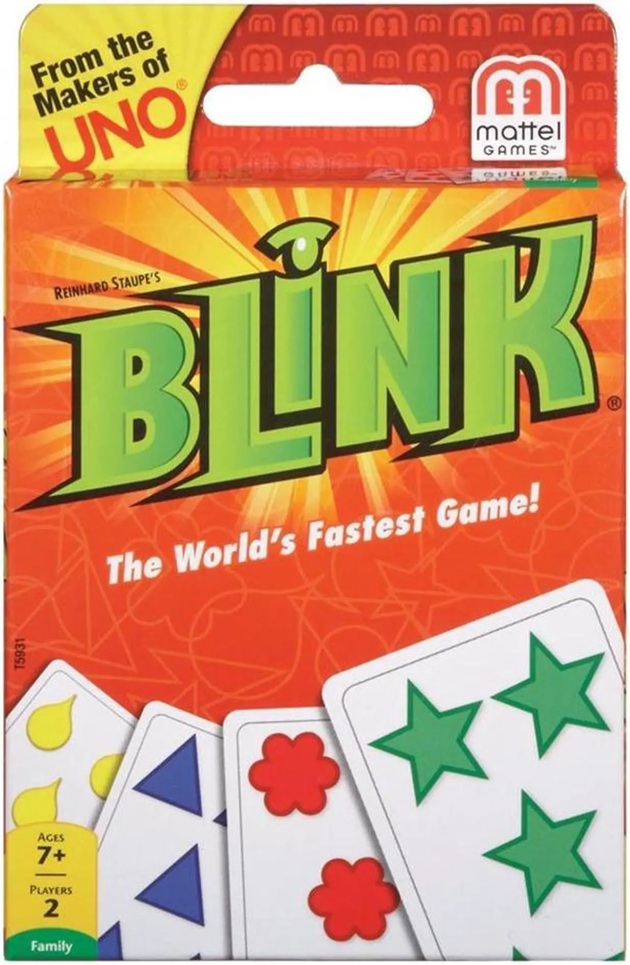 Alt view image 14 of 20 - Blink Fast-Paced Family Fun Card Strategy Board Game Mattel, Inc. T5931
