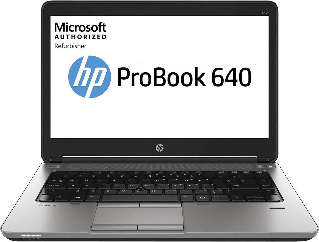 Main image of HP ProBook 640 G1 14" Laptop, Intel Core i5, 8GB RAM, 128GB SSD, Windows 10 Home.