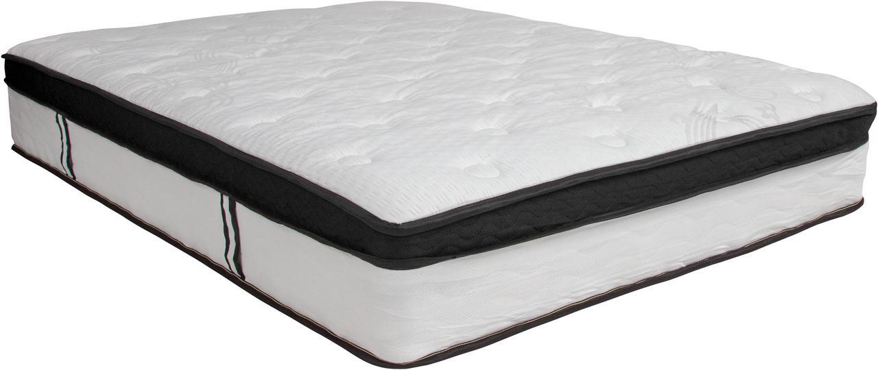 Alt view image 2 of 14 - Capri Comfortable Sleep 12 Inch CertiPUR-US Certified Memory Foam & Pocket Spring Mattress, Full Mattress in a Box