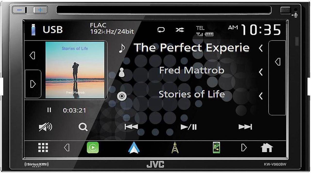 Alt view image 4 of 16 - JVC KW-V960BW  DVD Receiver