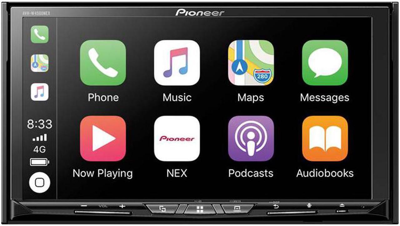 Alt view image 3 of 6 - Pioneer AVH-W4500NEX 7" Double-DIN Multimedia DVD with Satellite Radio Tuner
