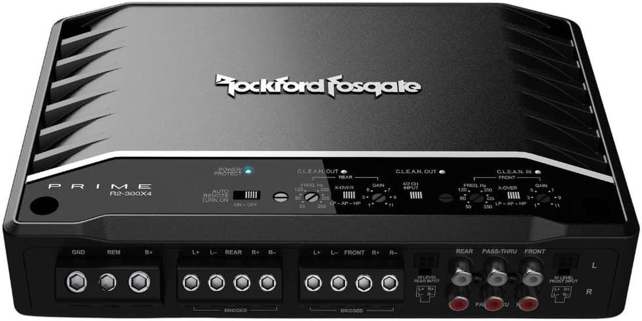 Rockford Fosgate R2-300X4 Prime Series 4-channel car amplifier - 50W RMS x 4