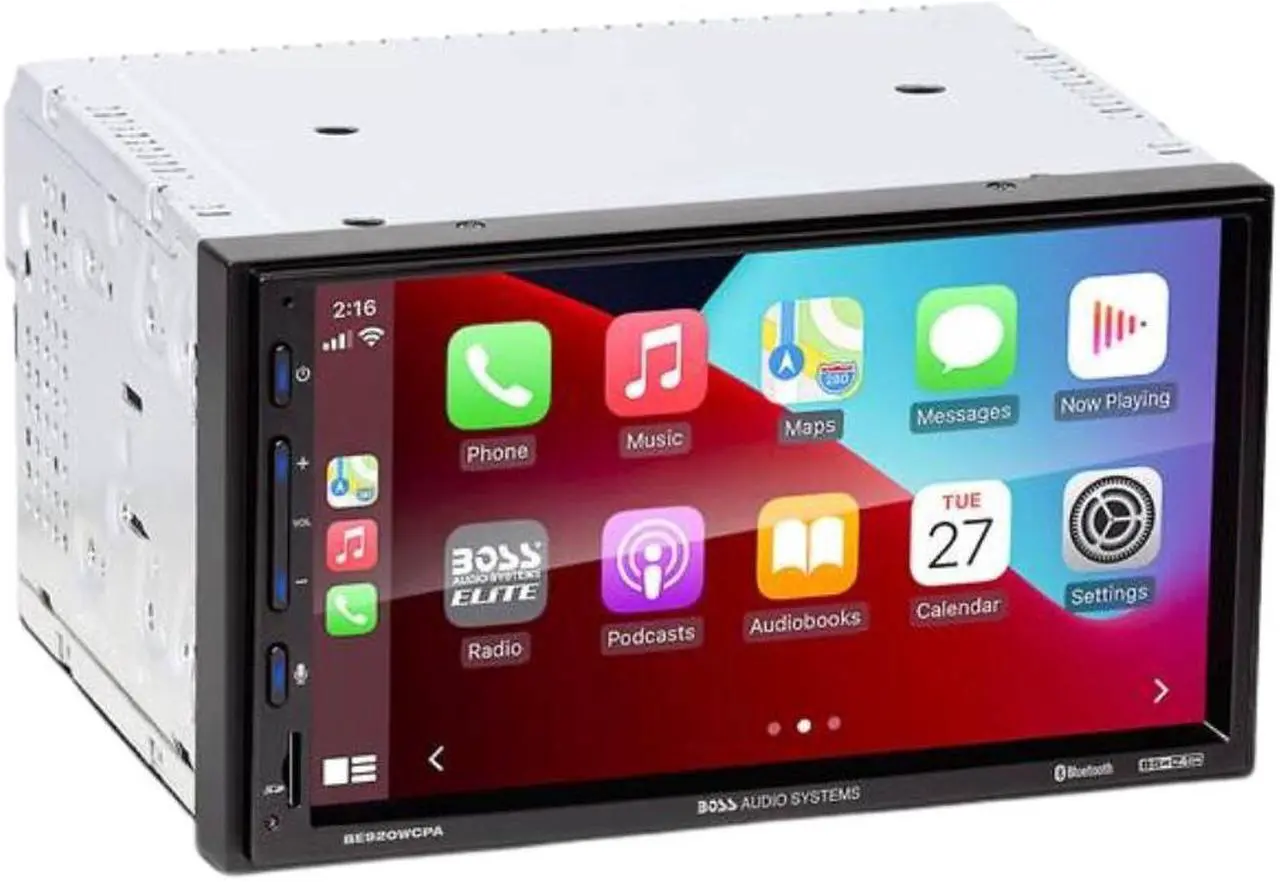 Alt view image 9 of 11 - BOSS Audio Elite BE920WCPA 7" Wireless Apple CarPlay/Android A. 2-DIN Car Stereo