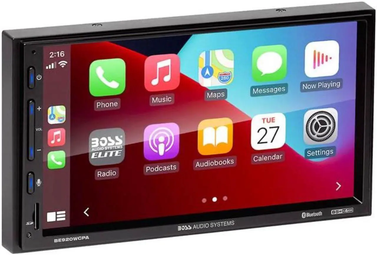 Alt view image 10 of 11 - BOSS Audio Elite BE920WCPA 7" Wireless Apple CarPlay/Android A. 2-DIN Car Stereo