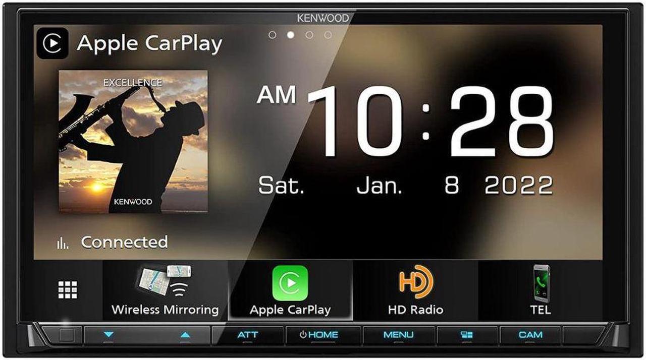 Alt view image 3 of 5 - Kenwood DMX908S 6.95" Multimedia Receiver and CMOS-230 Universal Backup Camera