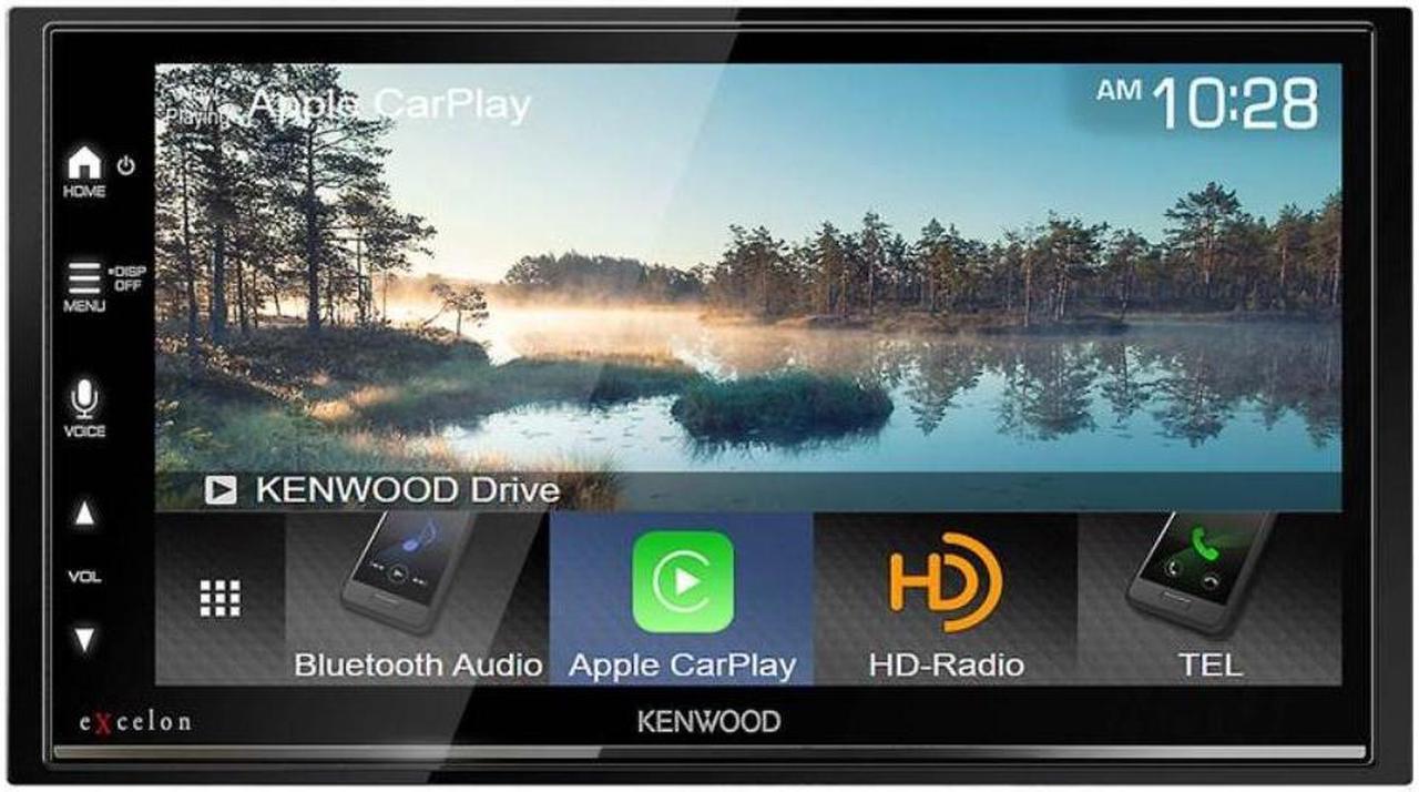 Alt view image 9 of 12 - Kenwood eXcelon DMX709S 2-DIN Car Stereo, Apple CarPlay/Android Auto, SXM Ready