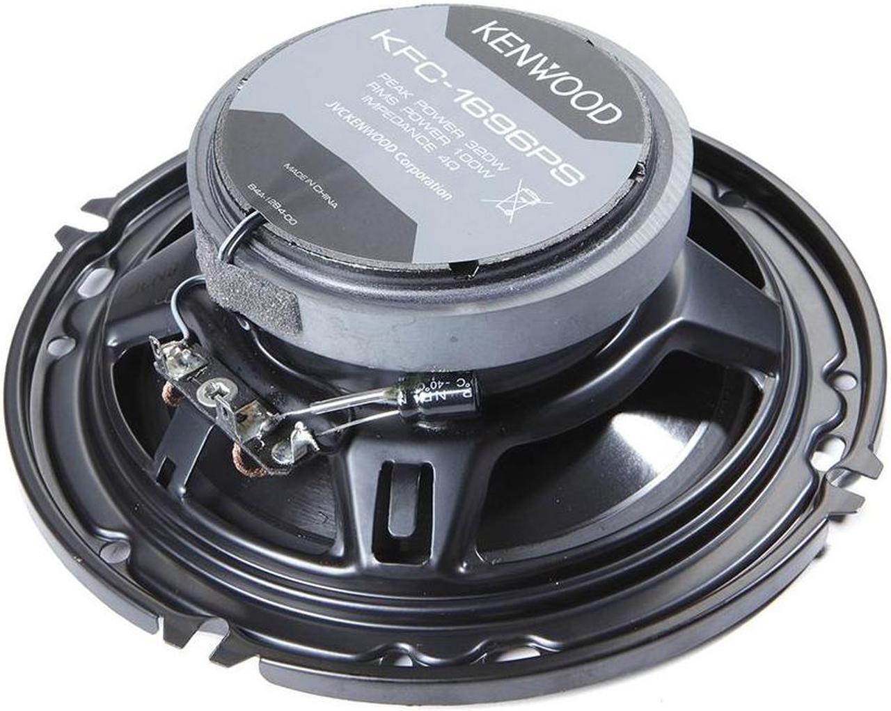 Alt view image 4 of 7 - Kenwood KFC1696 6-1/2 inch Round 3-Way Speakers