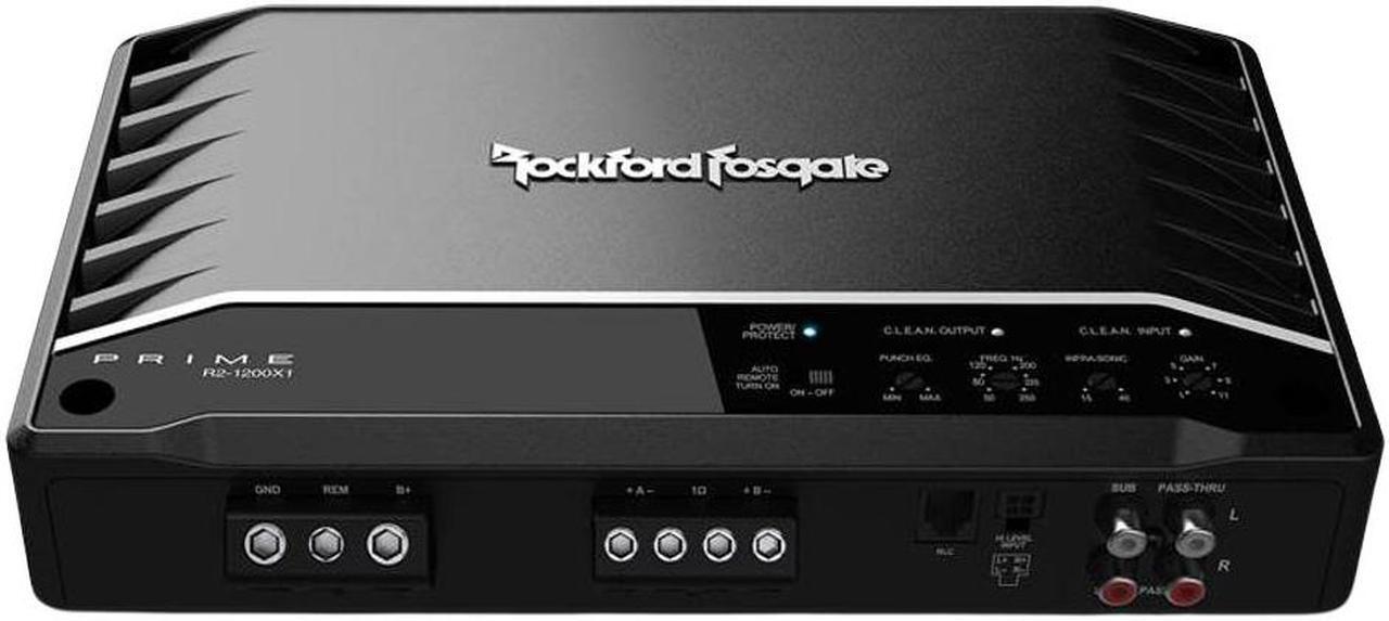 Alt view image 2 of 5 - Rockford Fosgate R2-1200X1 Prime Series 1200 Watt Mono Subwoofer Amplifier