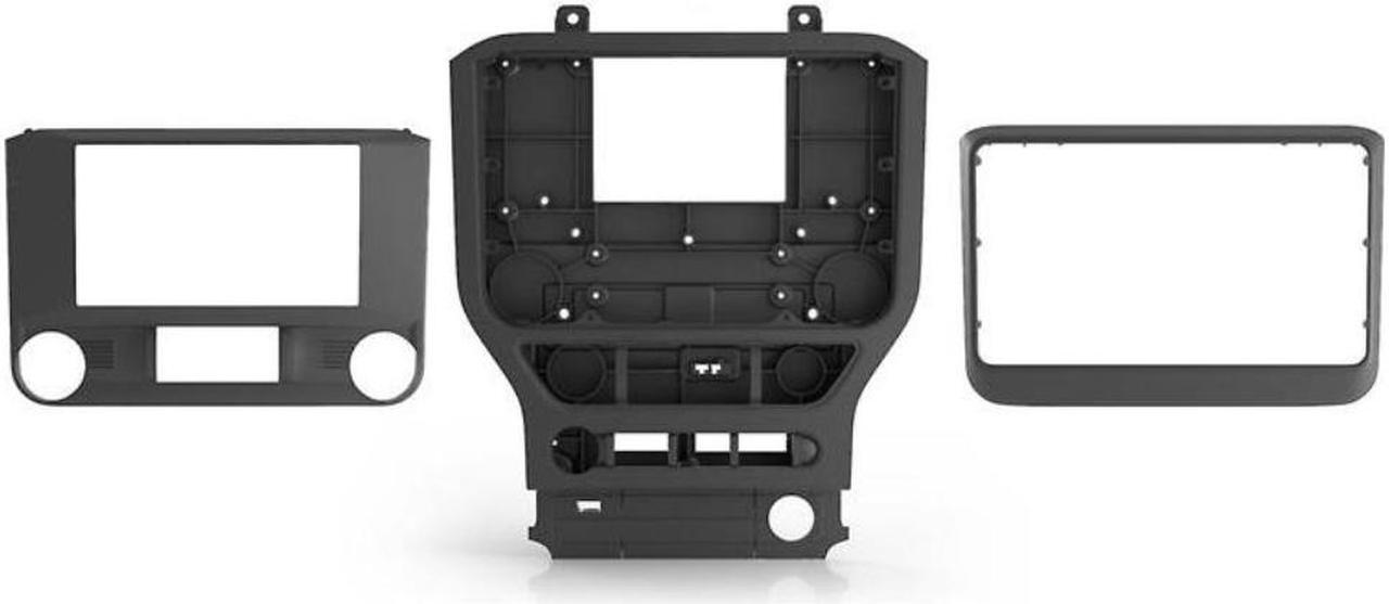 Alt view image 4 of 5 - iDatalink KIT-MUS2 4" Radio Replacement Dash Kit For The 2015-2021 Ford Mustang