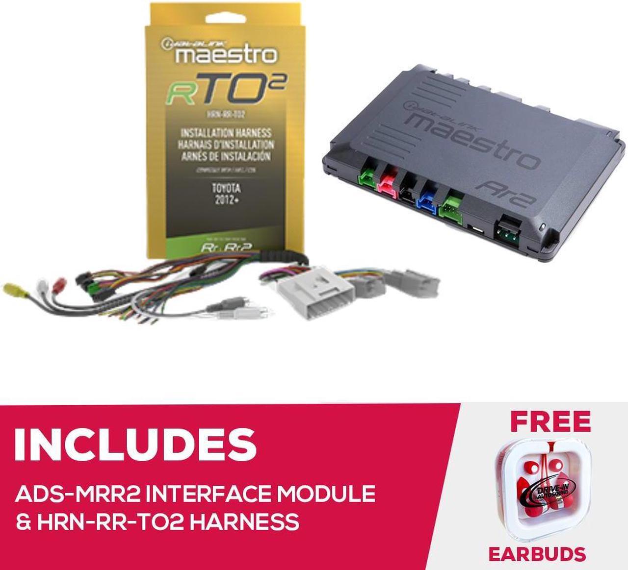 Main image of Maestro ADS-MRR2 Interface Module and HRN-RR-TO2 Adapter For Select 2012+ Toyota