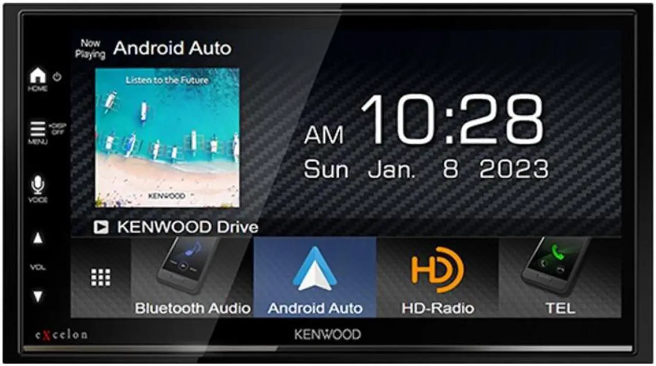 Alt view image 2 of 5 - Kenwood DMX709S 6.8" Multimedia Receiver w/ CMOS-240U Universal Backup Camera