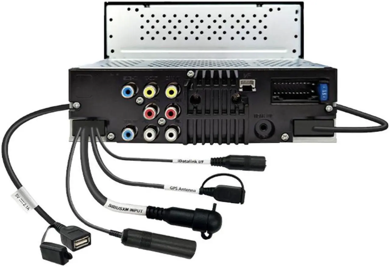 Alt view image 3 of 5 - Kenwood DMX40S 6.8" Single DIN Multimedia Receiver w/ CMOS-230LP Backup Camera